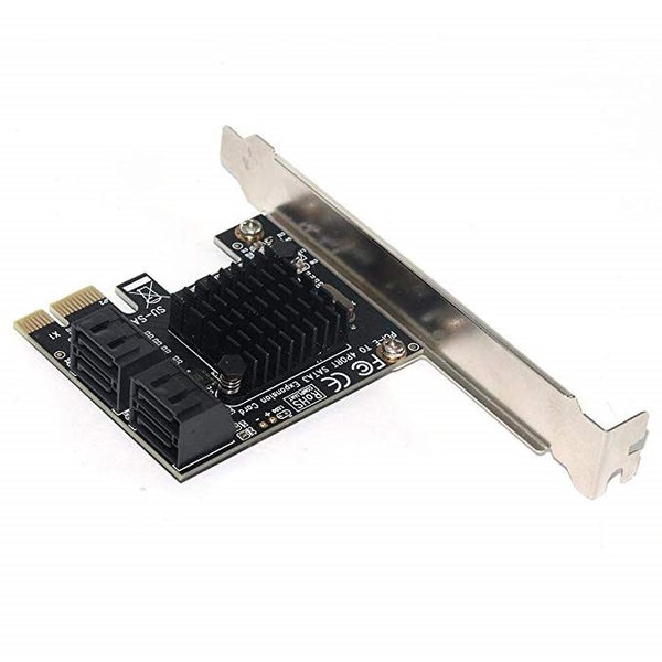SSU SA3014 PCI-E to 4 Ports SATA 3.0 6Gbps Controller Card with Heat Sink Expans Carousel 2