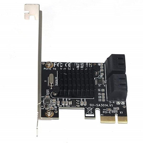 SSU SA3014 PCI-E to 4 Ports SATA 3.0 6Gbps Controller Card with Heat Sink Expans Carousel 3