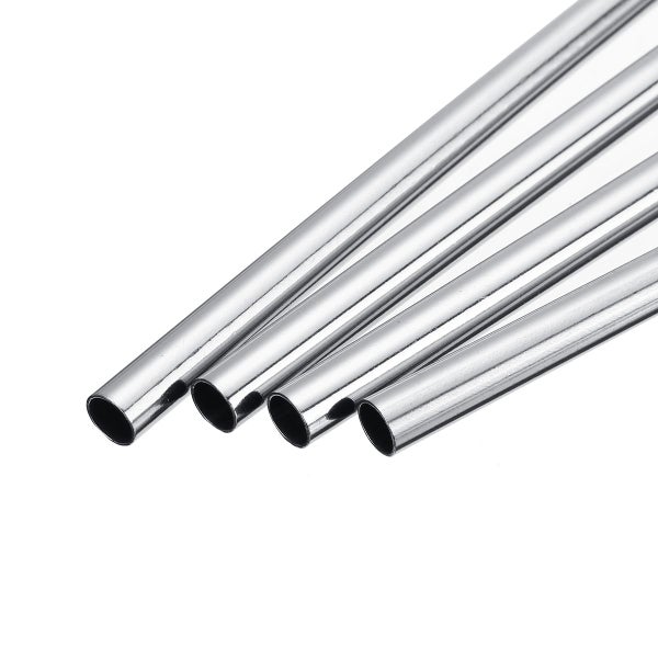 11Pcs Stainless Steel Metal Drinking Straw Reusable Straws+Cleaner Brush Kit+Bag Carousel 10