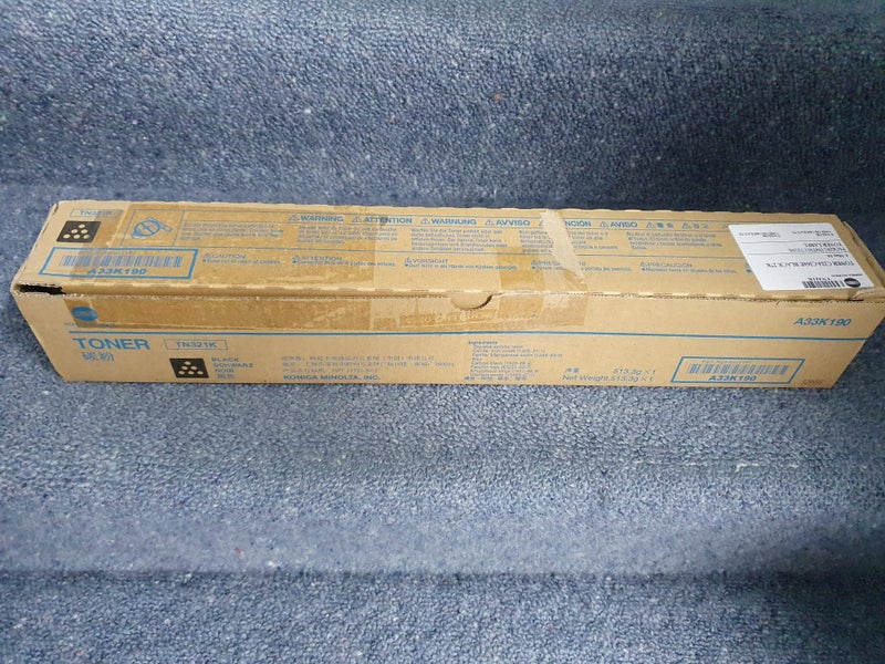Konica Minolta TN-321K genuine black toner A33K190 Carousel 1