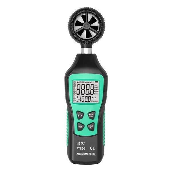 Digital Anemometer Portable Anemometro Thermometer Wind Speed Gauge Meter Carousel 2