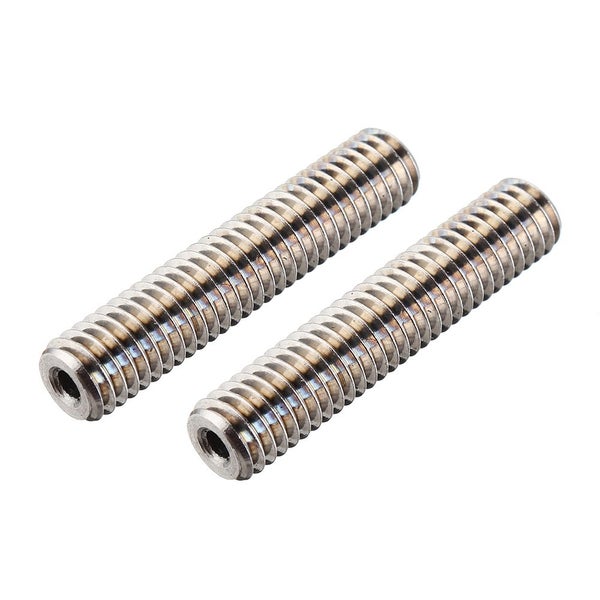 Anet 2Pcs M6*30mm Stainless Steel Nozzle Throat with Tube for 1.75mm Fila Carousel 1