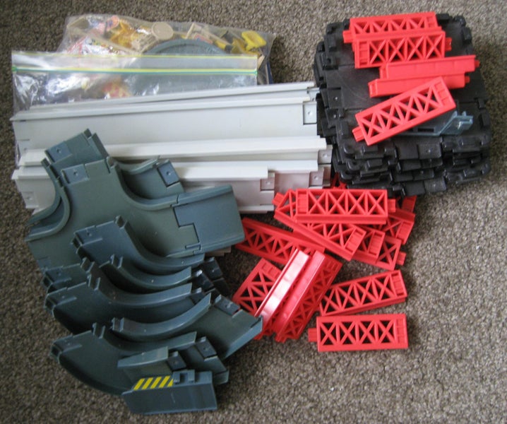 Dyna-City Playset Miniature Car Track Set Carousel 6