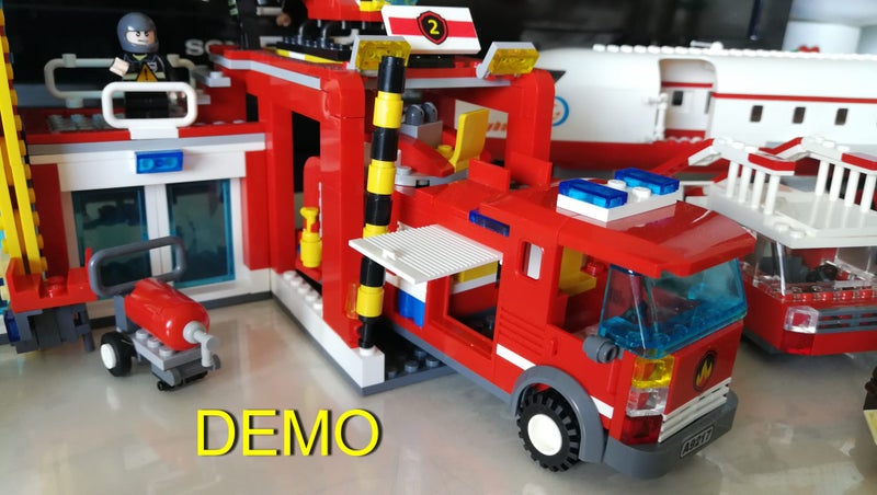 432pcs Construction series; Crane Building Blocks Carousel 7