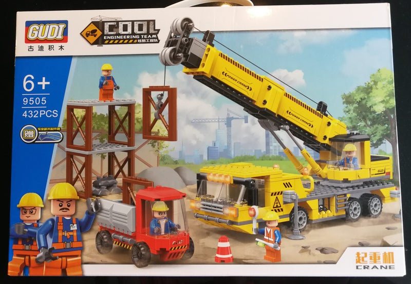 432pcs Construction series; Crane Building Blocks Carousel 1