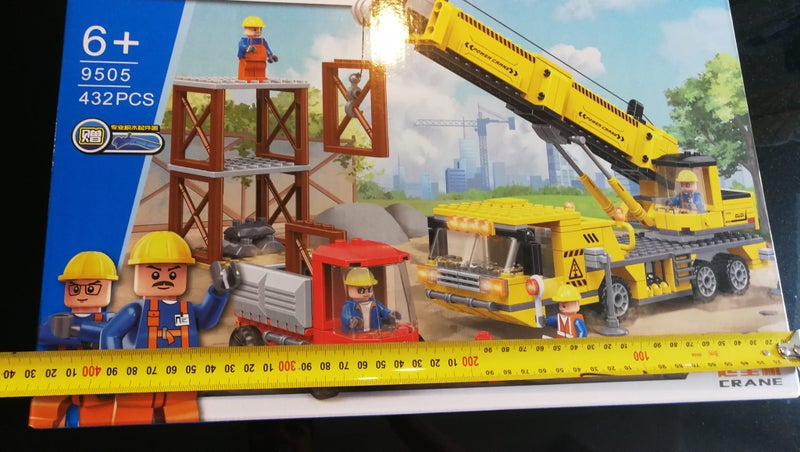 432pcs Construction series; Crane Building Blocks Carousel 2