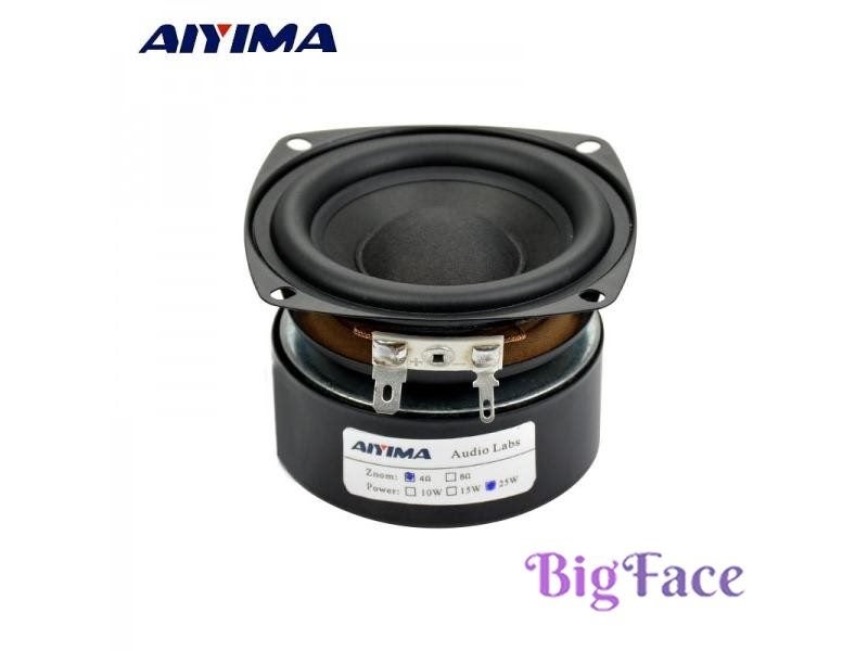 AIYIMA 1Pcs Subwoofer 3" Inch 25W HiFi Subwoofer Speaker 4 8 Ohm Woofer Audio Carousel 1