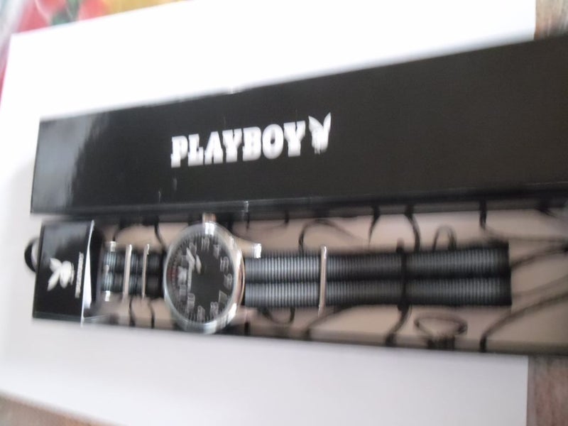 Playboy - Black/Grey - Watch in Box Carousel 1