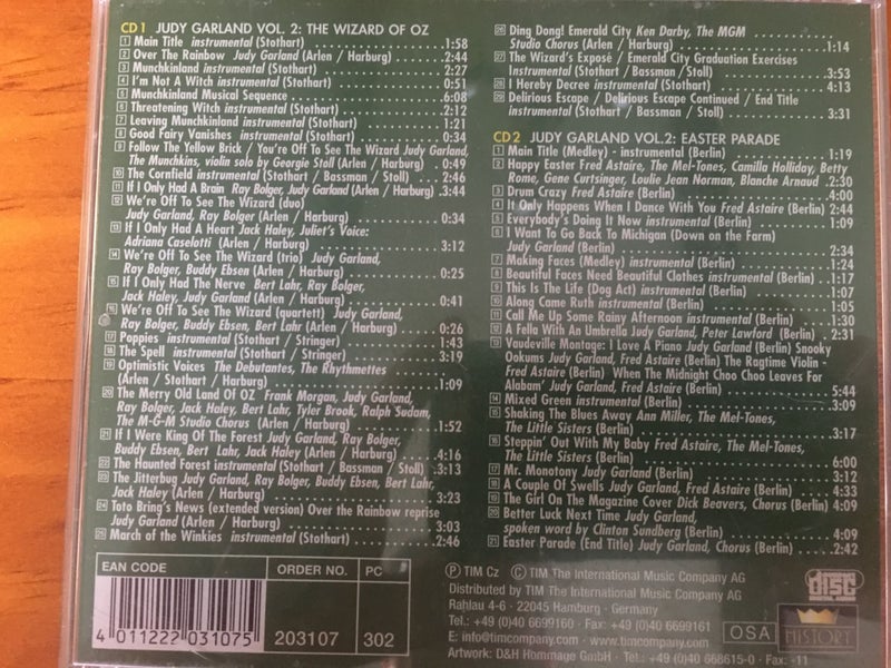 The Sound Of The Movies - Judy Garland Vol.2 Carousel 2