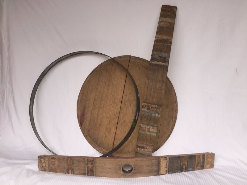 oak wine barrel Stave (cleaned) width 100+mm Carousel 1