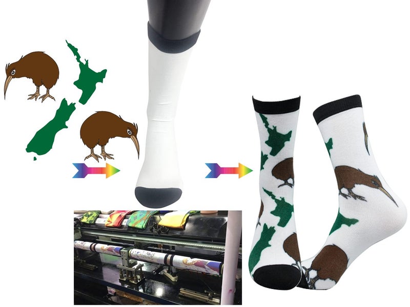 Kiwi Featured Socks - Kiwi&map Carousel 2