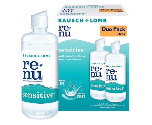 RENU Sensitive Multi-Purpose Solution Duo 2x 355ml Carousel 1