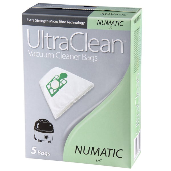 NUMATIC VACUUM BAGS PKT OF 5 Carousel 1