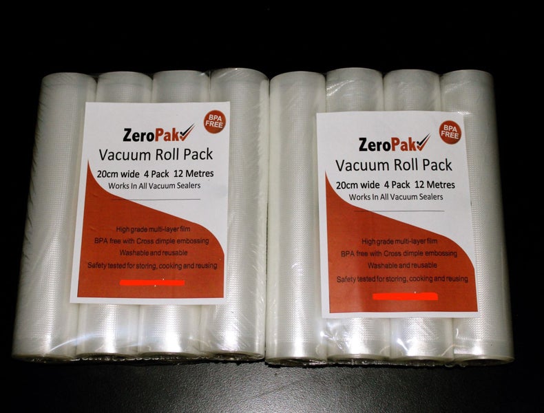 **ZEROPAK**VACUUM ROLL FILM**20cm wide** TWO PACKS** Carousel 1