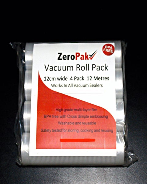 **ZEROPAK**VACUUM ROLL FILM**12cm wide x 12m** Carousel 1