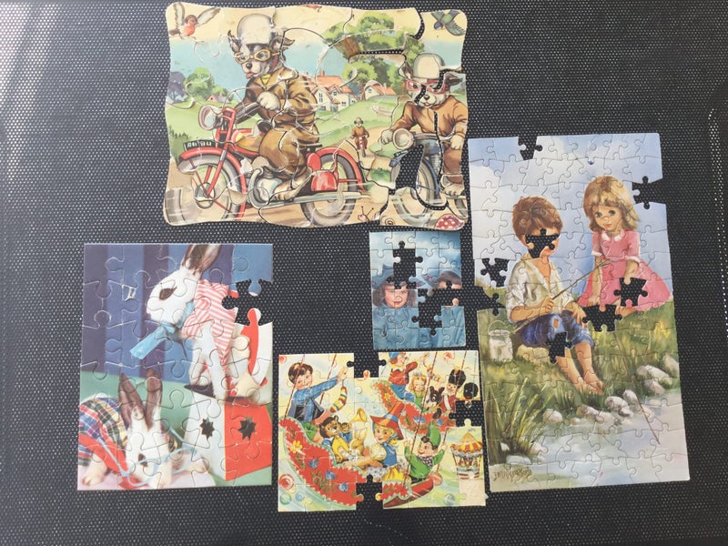 Vintage childrens jigsaws (missing pieces) Carousel 1