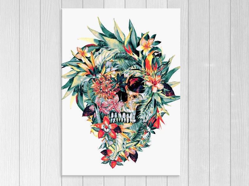Skull - Abstract - Day Of The Dead - Contemporary - Artwork Carousel 1