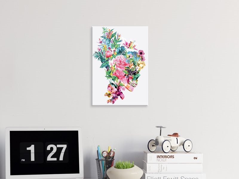 Skull - Flowers - Abstract - Contemporary Art - Art Prints Carousel 2