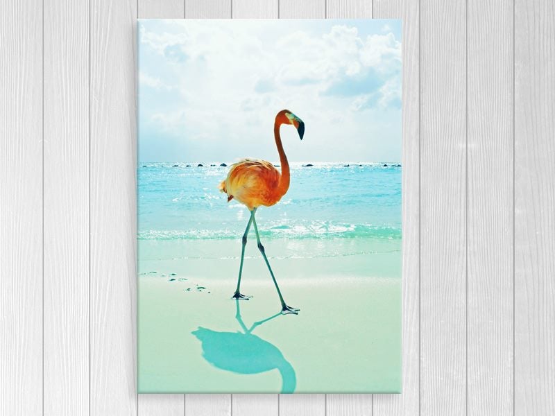 Flamingo - Bird - Contemporary Art - Seascape - Art Prints Carousel 1