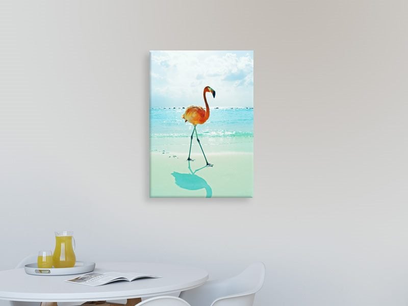 Flamingo - Bird - Contemporary Art - Seascape - Art Prints Carousel 2
