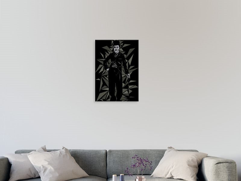 Abstract - Charlie Chaplin - Geometric - Retro - Art Prints Carousel 2