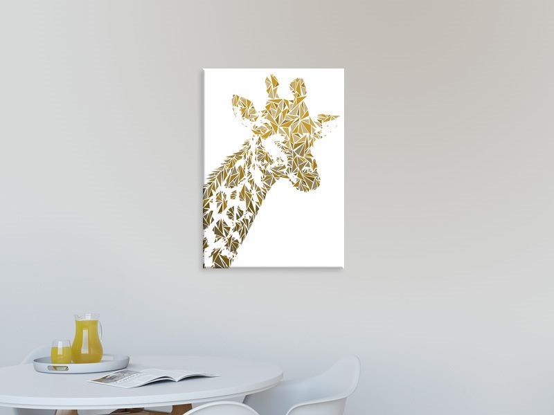Giraffe - Geometric - Contemporary Art - Animal - Wall Art Carousel 2