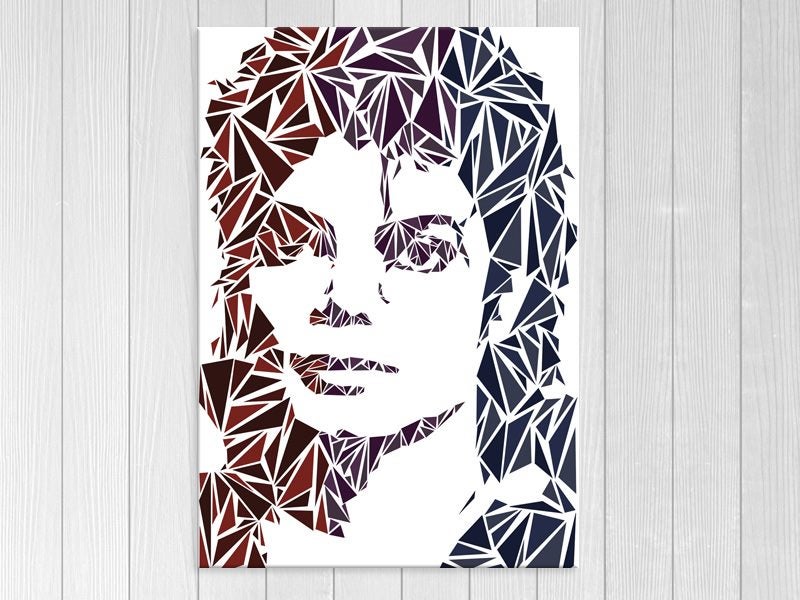 Geometric - Michael Jackson - Abstract Art - Art Prints Carousel 1