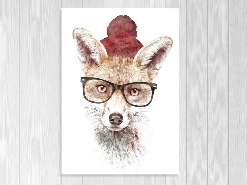 Fox - Pop Art - Winter - Contemporary - Animal - Art Prints Carousel 1