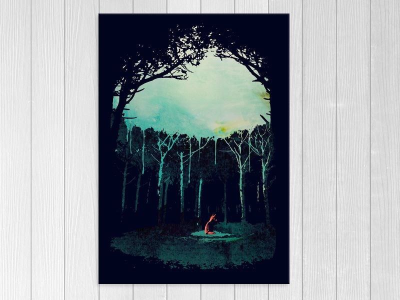 Fox - Forest - Pop Art - Animal - Art Prints - Wall Art Carousel 1