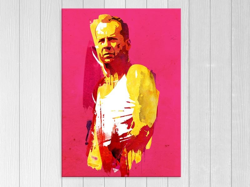 Pop Art - Pink - John McClane - Movie - Art Prints Carousel 1