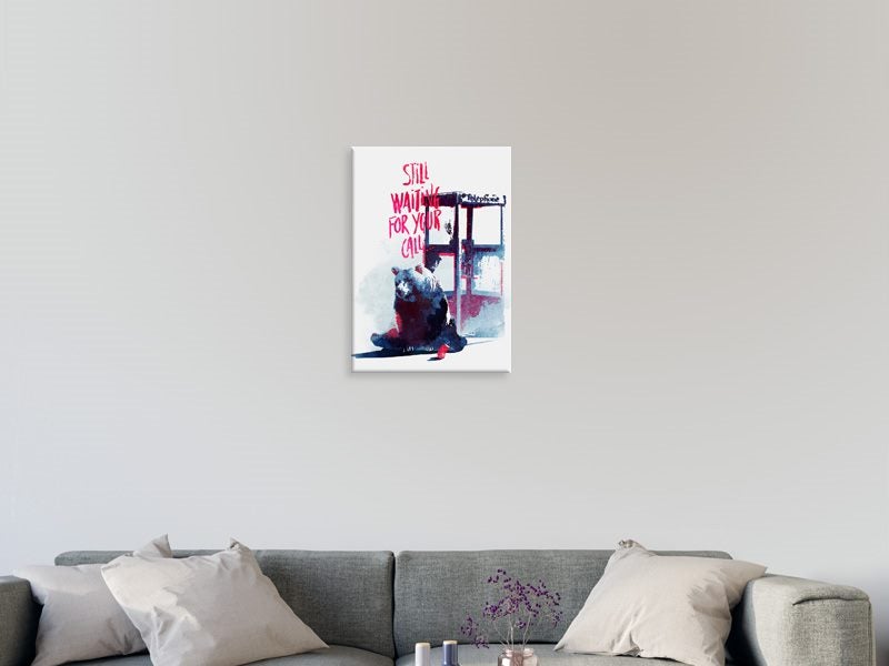 Bear - Pop Art - Animal - Blue, Red - Graffiti - Art Prints Carousel 2