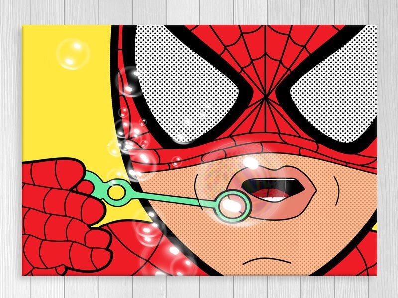 Marvel - Spiderman - Pop Art - Kids Art - Superhero - Art Prints Carousel 1