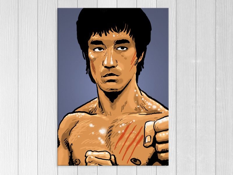 Pop Art - Bruce Lee - Movies - Graffiti Art - Art Prints - Wall Art Carousel 1