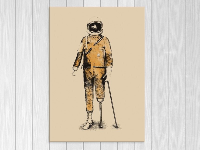 Pop Art - Space Astronaut - Pirate - Art Prints - Wall Art Carousel 1