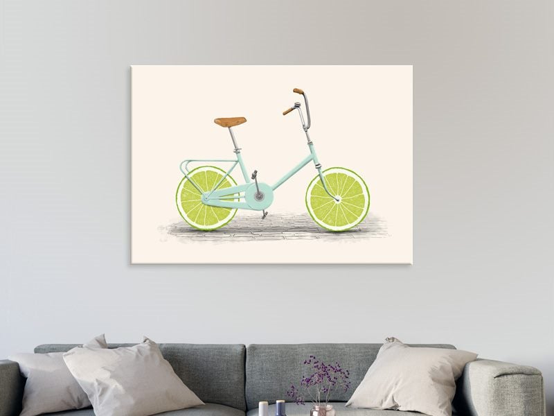 Pop Art - Bike - Green - Contemporary Art - Wall Art - Art Prints Carousel 2