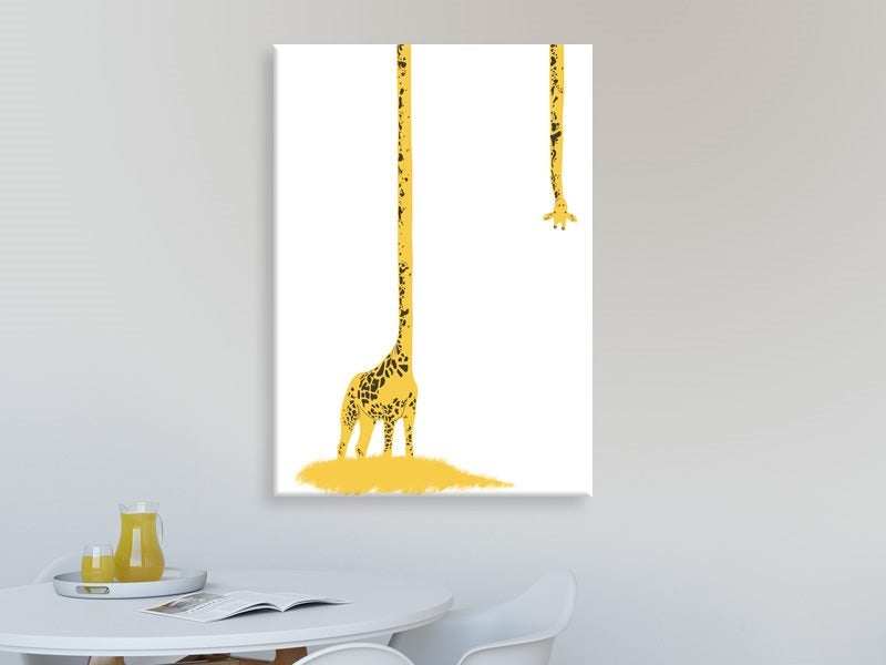 Giraffe - Pop Art - Animal - Yellow - Kids Art - Animal - Art Prints Carousel 2