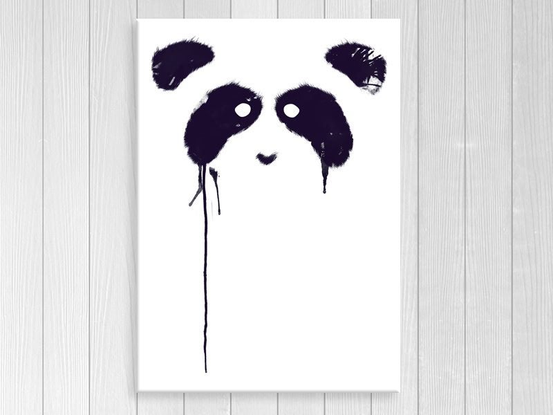 Panda - Black And White - Pop Art - Animal - Wall Art - Art Prints Carousel 1