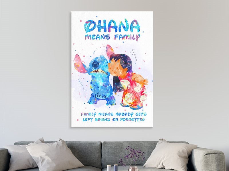 Disney - Lilo & Stitch - Kids Art - Nursery Art - Wall Art - Art Prints Carousel 2