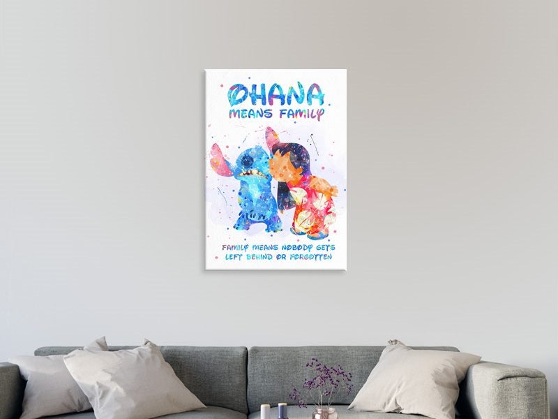 Disney - Lilo & Stitch - Kids Art - Nursery Art - Wall Art - Art Prints Carousel 2