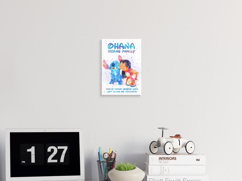 Disney - Lilo & Stitch - Kids Art - Nursery Art - Wall Art - Art Prints Carousel 2