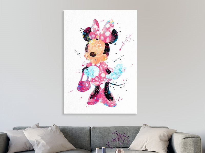 Disney - Minnie Mouse - Kids, Nursery Art - Wall Art - Art Prints Carousel 2