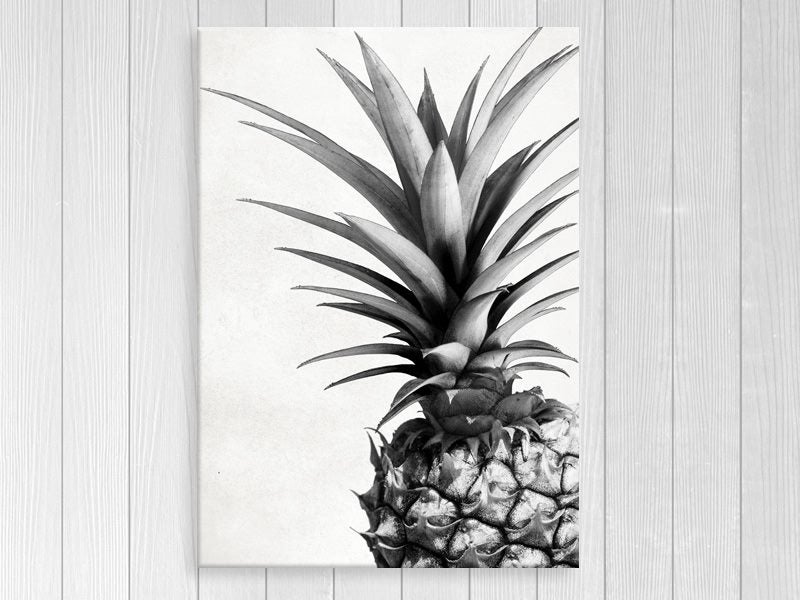 Black And White - Contemporary Art - Pineapple - Wall Art - Art Prints Carousel 1