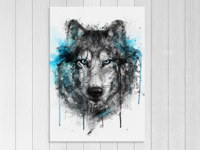 Wolf - Contemporary Art - Pop Art - Animal - Wall Art - Art Prints Carousel 1