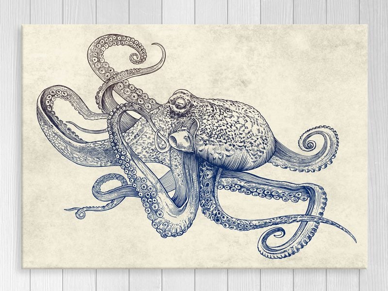 Octopus - Graffiti Art - Pop Art - Sea Animal - Wall Art - Art Prints Carousel 1