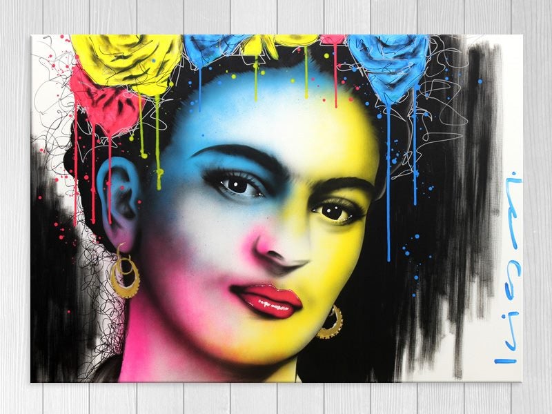 Frida Kahlo - Pop Art - Mexican - Graffiti Art - Wall Art - Art Prints Carousel 1