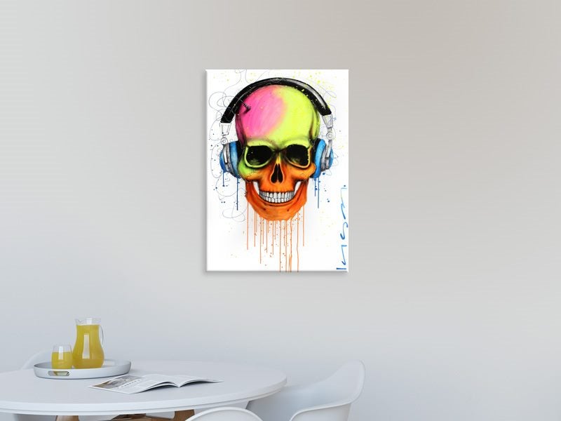 Skull - Music - Pop Art - Day Of The Dead - Colourful - Art Prints Carousel 2