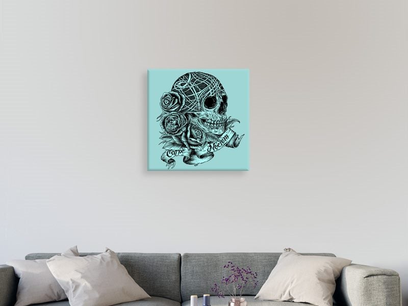 Skull Green - Pop Art - Day Of The Dead - Graffiti Art - Art Prints Carousel 2