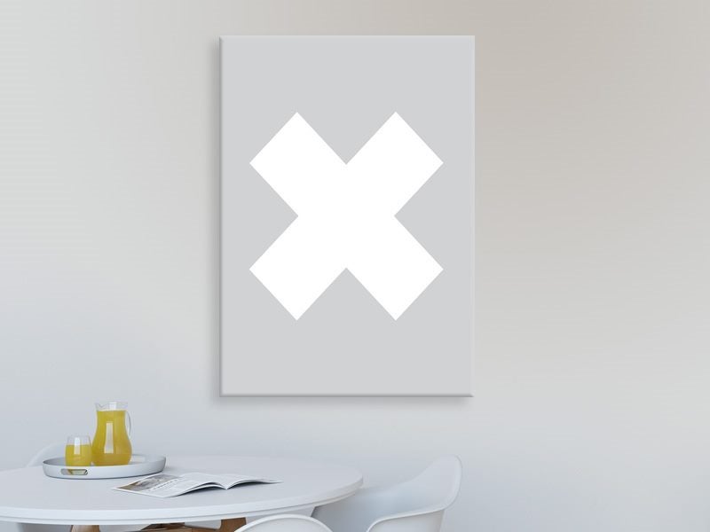 Cross - Grey - Contemporary Art - Wall Art - Art Prints Carousel 2