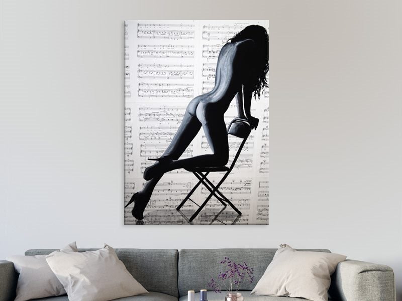 Woman - Nude - Black And White - Contemporary Art - Wall Art - Art Prints Carousel 2