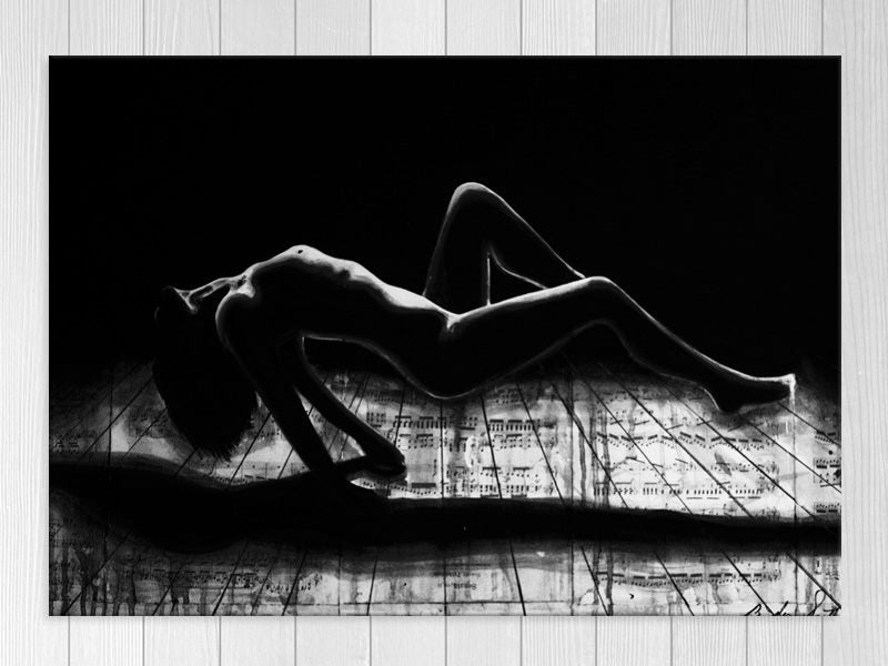 Nude - Woman - Black And White - Contemporary Art - Wall Art - Art Prints Carousel 1